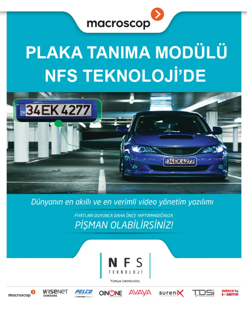 Plaka Tanıma Modülü NFS Teknoloji'de