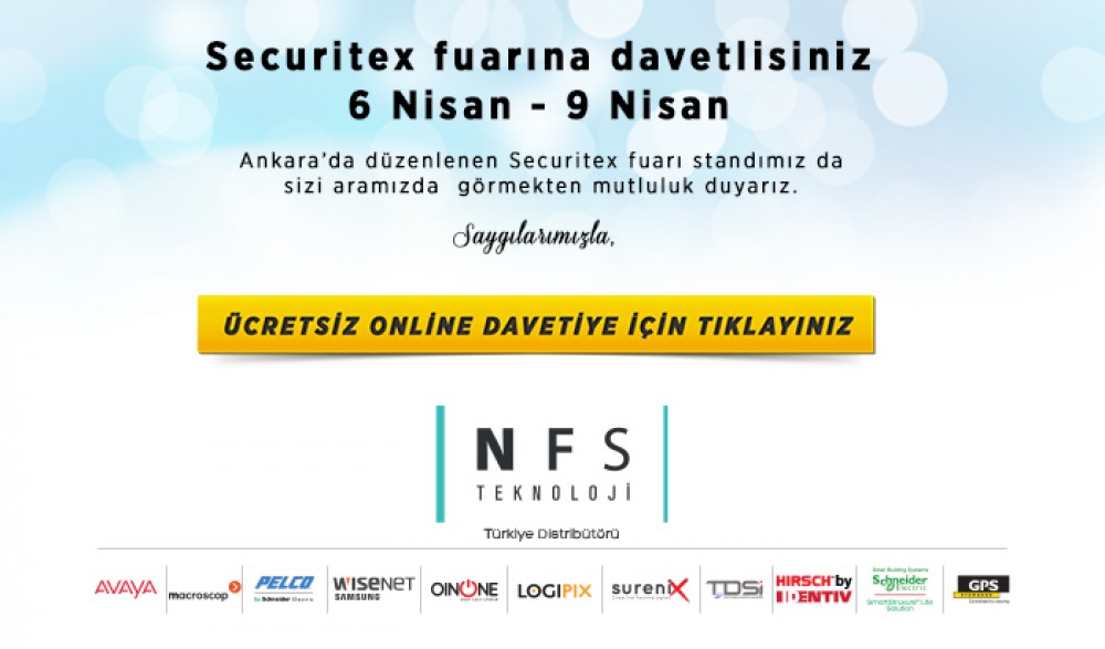 Securitex Fuarına Davetlisiniz