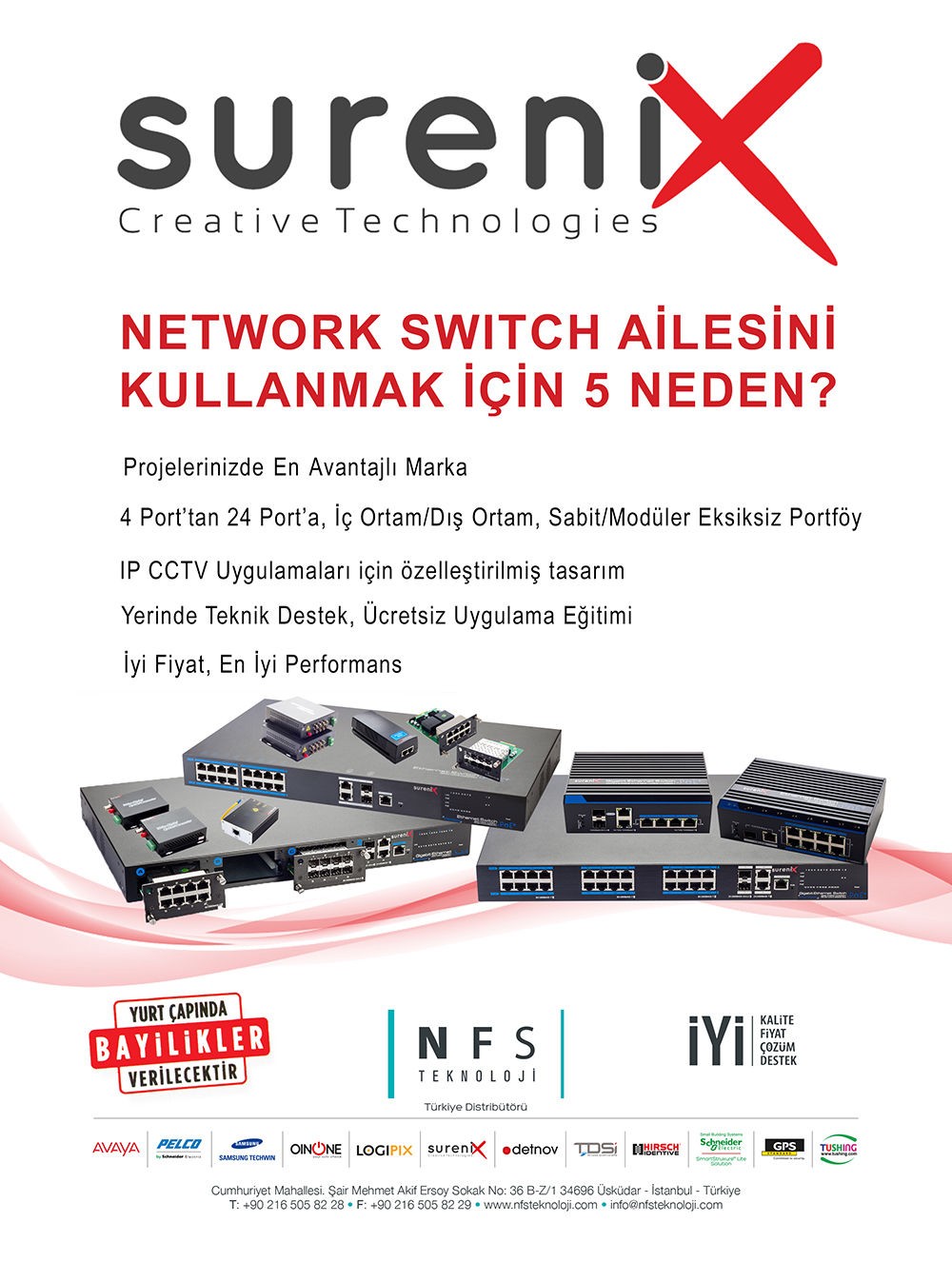 SURENIX NETWORK SWITCH AİLESİNİ KULLANMAK İÇİN 5 NEDEN?